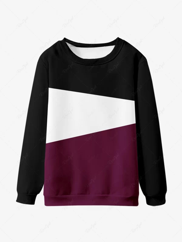 Kids Colorblock Pullover Sweatshirt